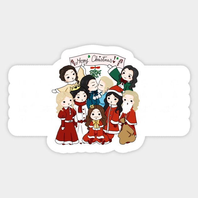 Christmas ChibiVersailles Sticker by Nayuki911